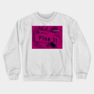 Pine Street, Altadena, CA MARIONBERRY by Mistah Wilson Crewneck Sweatshirt